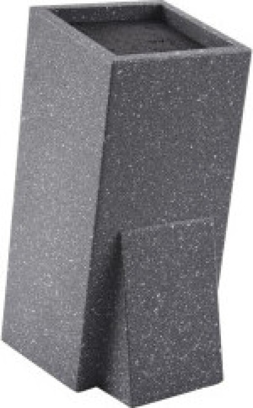 Knivstativ i grå granitt - Universal knivblokk