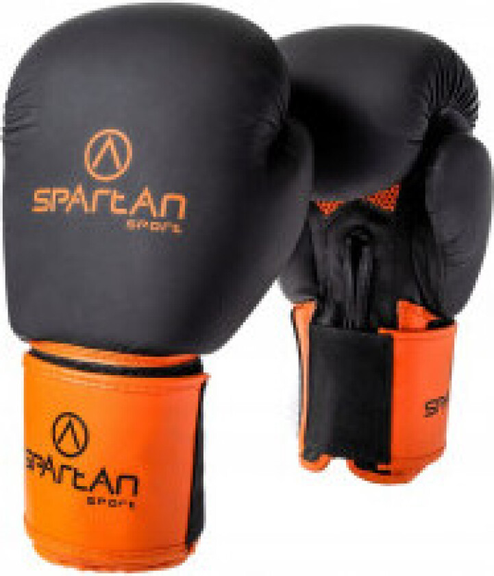 Boksehansker med borrelås i syntetisk lær