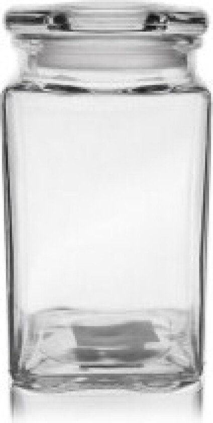 Retro glasskrukke til kjøkkenet med lokk - 0,95 l