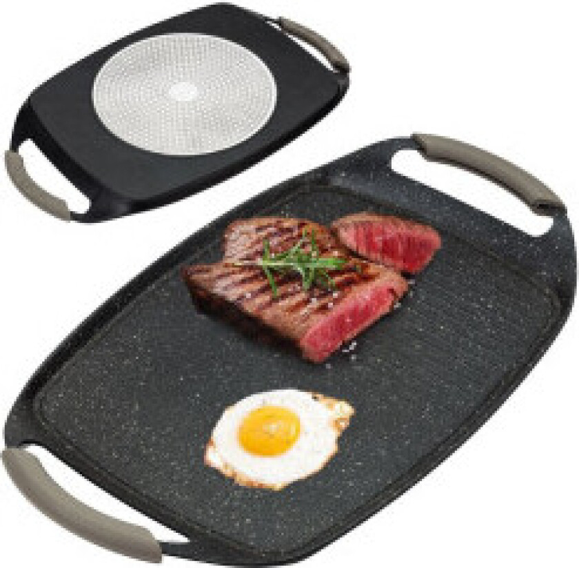 Granittplate Grillpanne 48x29 cm - Non-stick og Allsidig