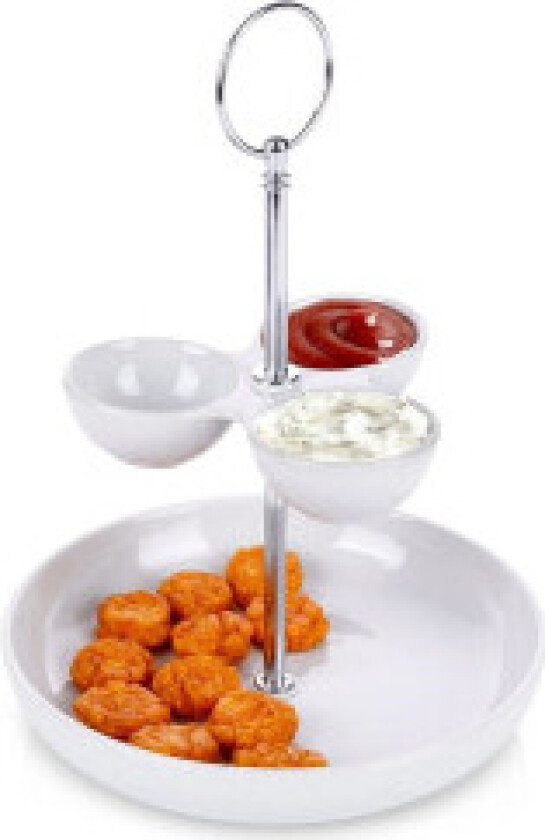 To-lags serveringsfat: Porselen, Stabil, Dekorativ, Praktisk