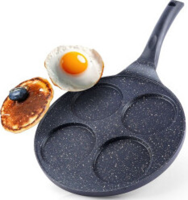 Granitt stekepanne for egg og tallerkener, non-stick, 27 cm