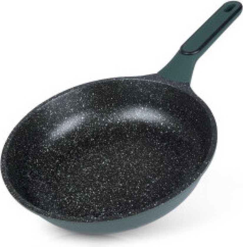 Rund non-stick granitt stekepanne 26cm for alle komfyrer