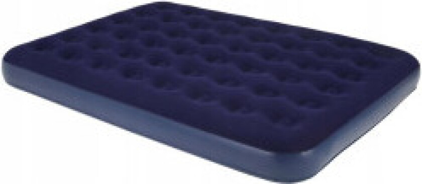 Oppblåsbar dobbel luftmadrass 191x137x22 cm for camping