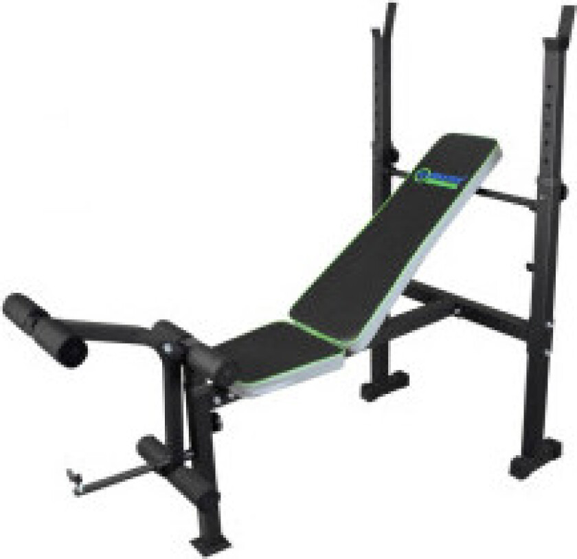 Multifunksjonell treningsbenk med justerbar ryggstøtte