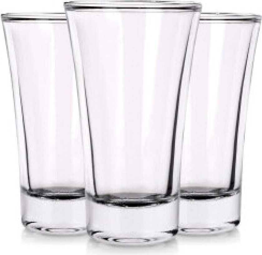 Klassiske glass for vodka og likører - sett med 3