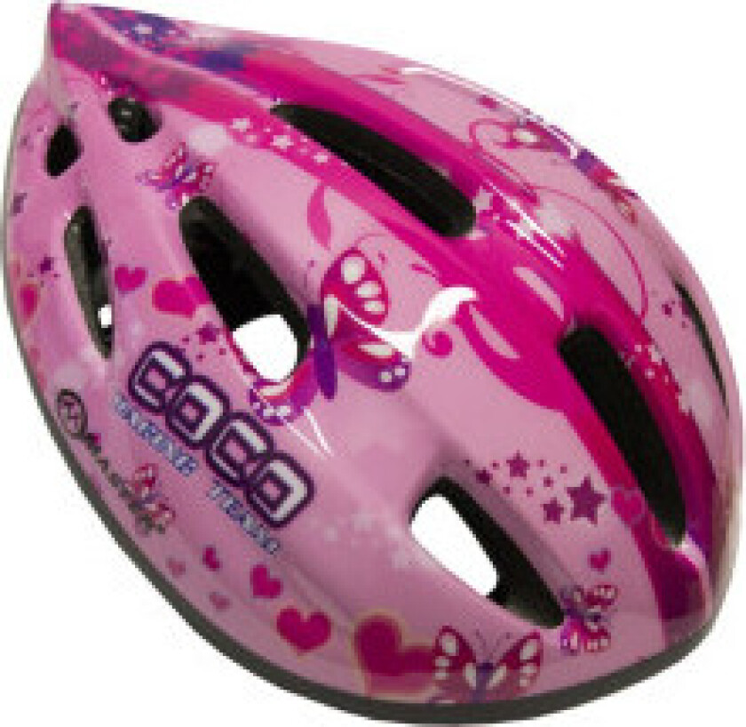 Barnesykkelhjelm med komfort, ventilasjon og blinkende lys