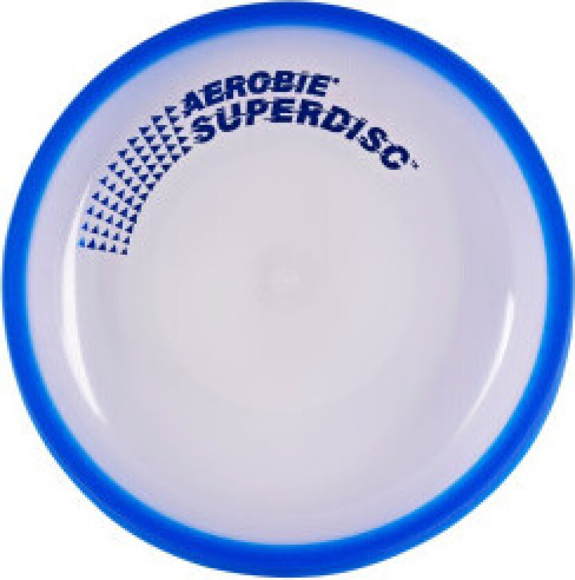 Frisbee med presist kast - Blå Superdisc, stabil og trygg