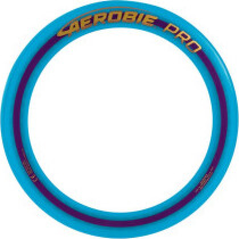 Frisbee blå - langdistanse, myk kant, 33 cm diameter
