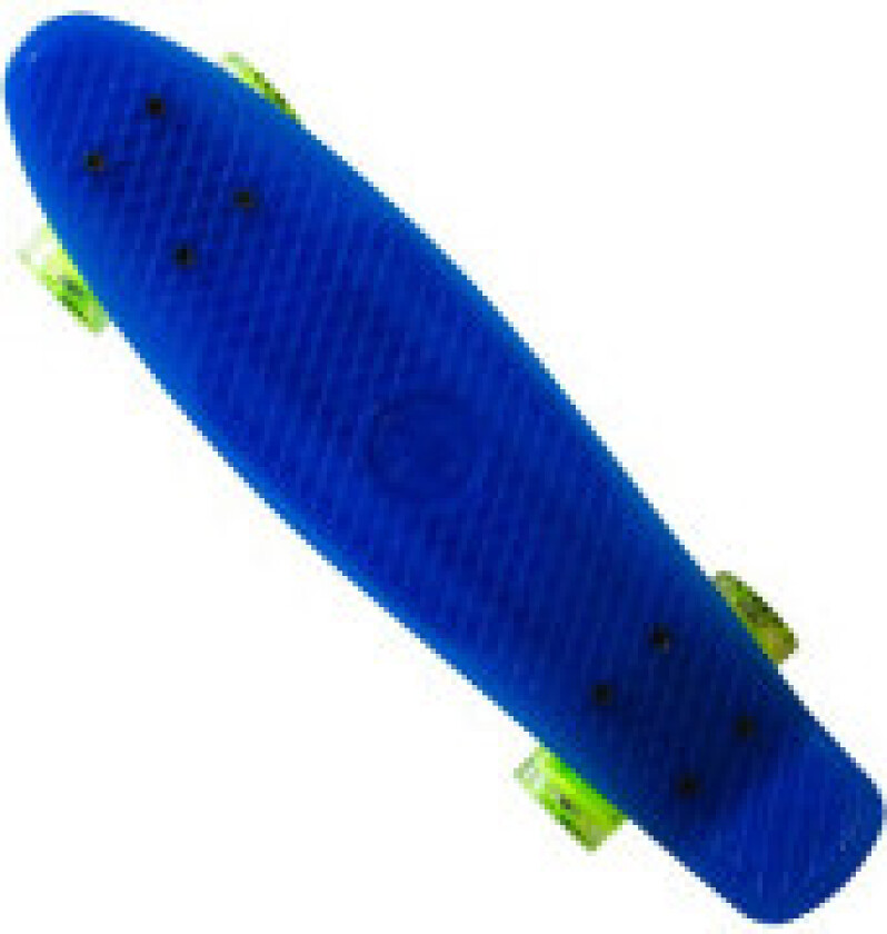 Pennyboard: 22-tommers skateboard med LED-hjul, ABEC 5, 82A
