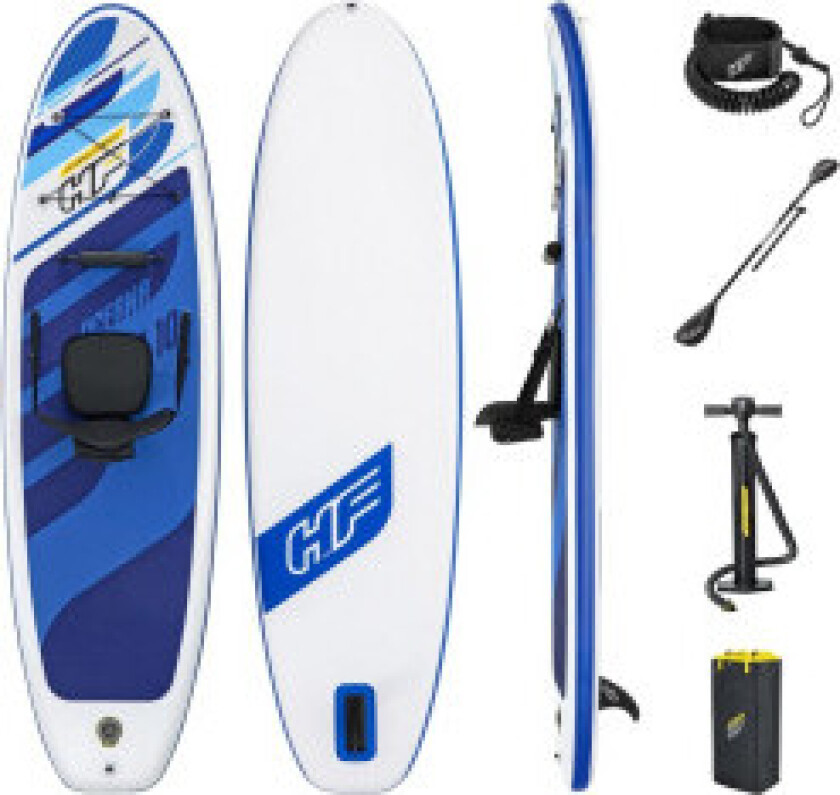 Oppblåsbart SUP-brett 305 cm for vanneventyr og kajakkpadling