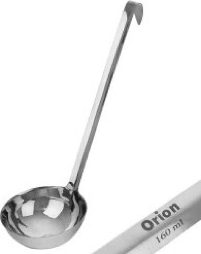 Suppesleiv i polert stål 160 ml - Perfekt til supper og sauser