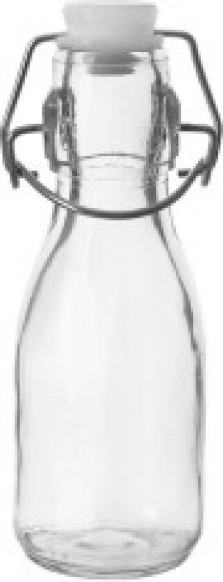 Praktisk retro glassflaske 160ml med lufttett lukking