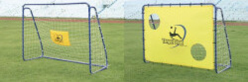 Fotballmål med målpanel for presisjonstrening