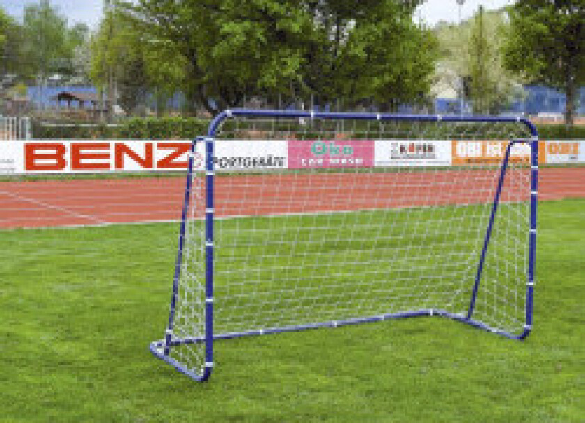 Stabilt og værbestandig fotballmål for trening