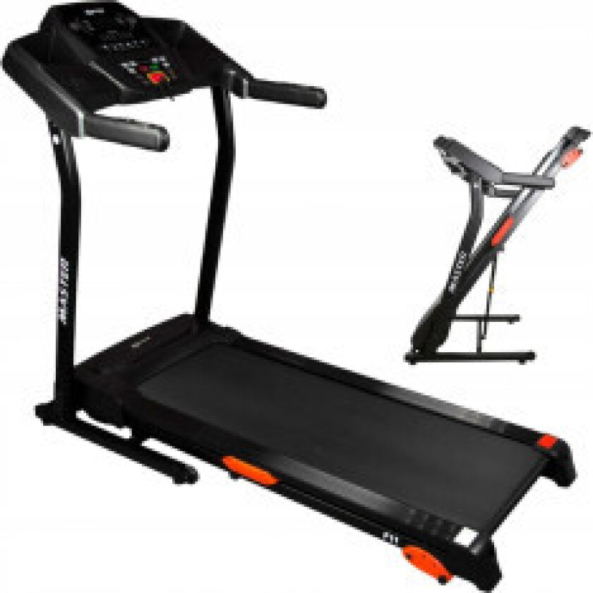 Innovativ elektrisk tredemølle med LCD og 15 treningsprogrammer