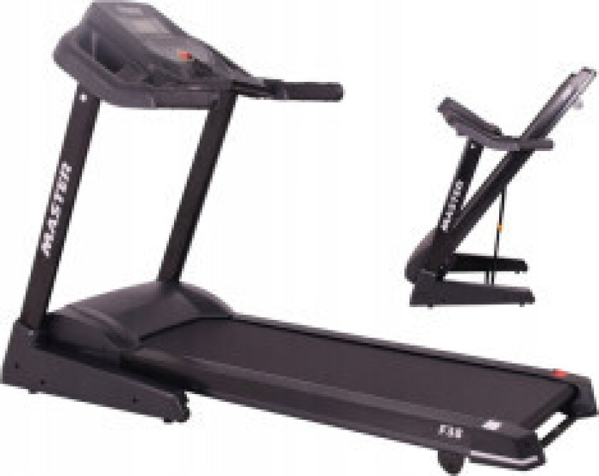 Profesjonell tredemølle F38: 25 programmer, 22 km/t, stigning 10 %