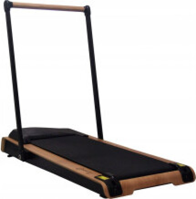 Elektrisk tredemølle med treelementer og smarttelefonkontroll