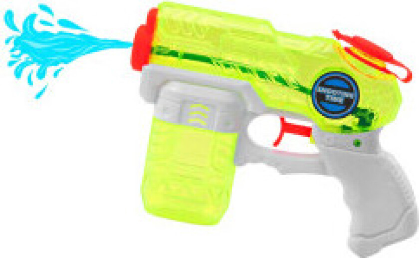 Kompakt grønn vannpistol: Hendig 100 ml tank, enkel påfyll moro!