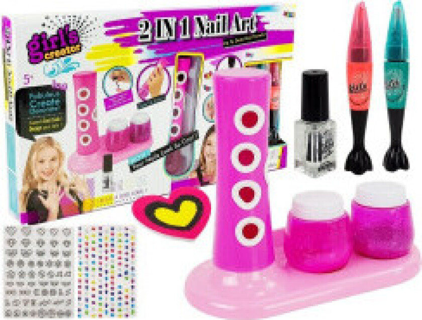 Kids Nail Art Kit: Glitter, Stickers & Precision Pen Fun