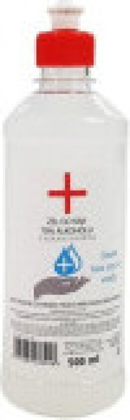 500 ml reisevennlig hånddesinfeksjonsgel: dreper bakterier, trenger ikke vann