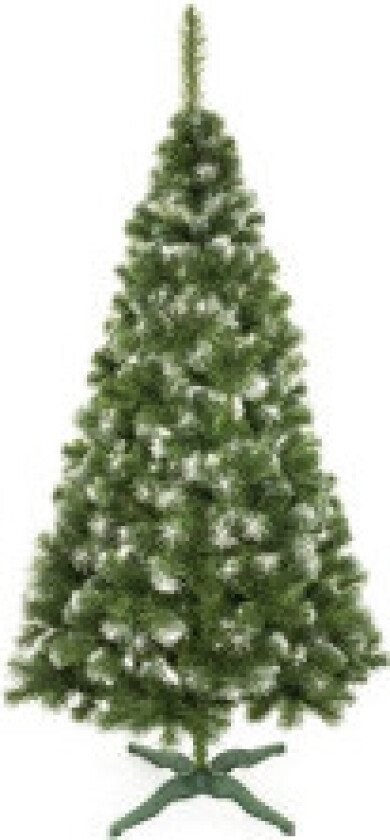 Realistisk snødekket kunstig juletre, enkel oppbevaring