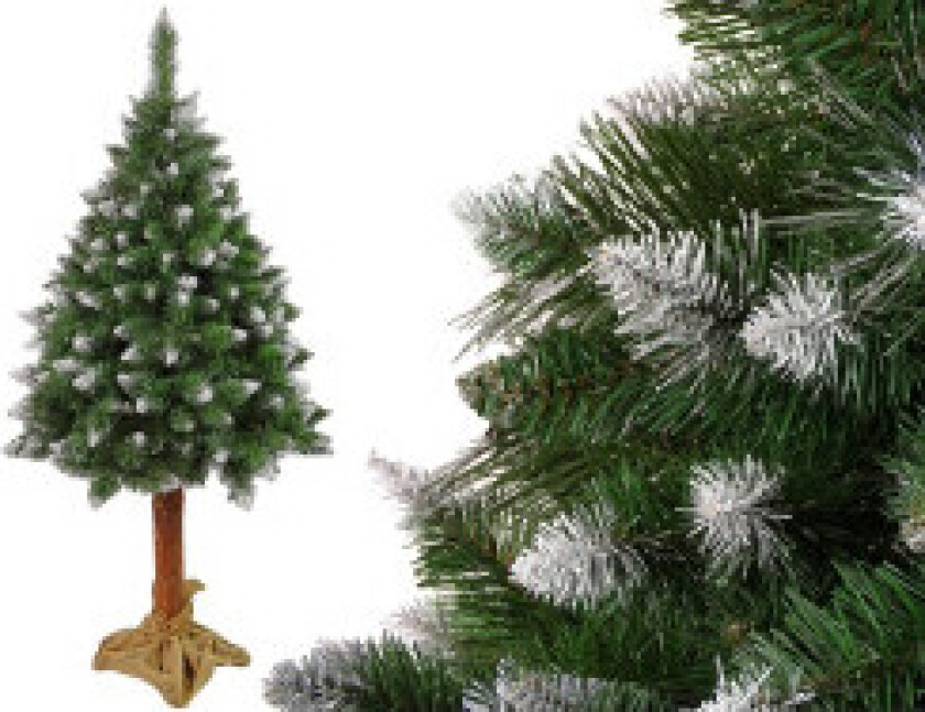 Diamantfuru 220cm kunstig juletre - frodig og realistisk