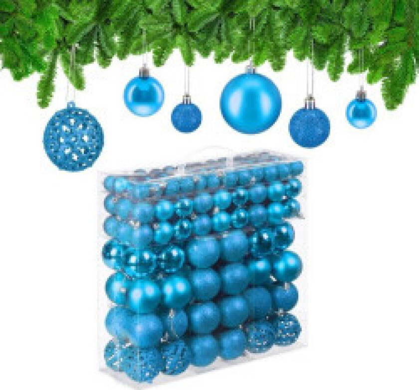 Juletrekuler i sett med 150 stk