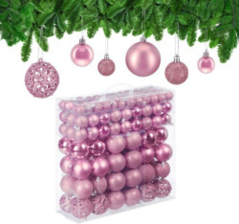 Juletrekuler i sett med 150 stk