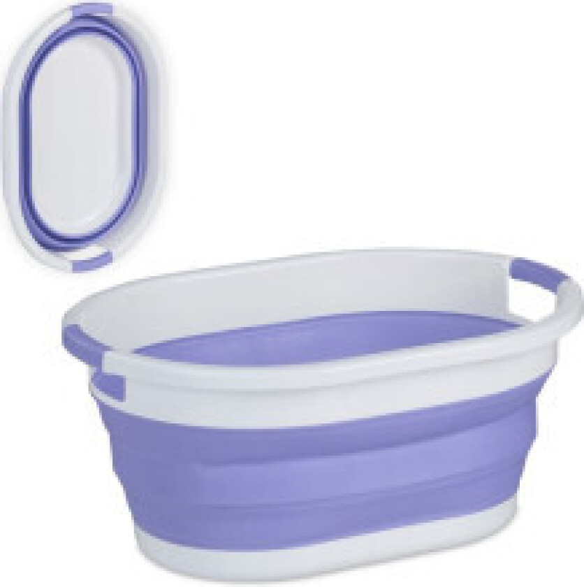 Sammenleggbar skittentøyskurv 36 liter