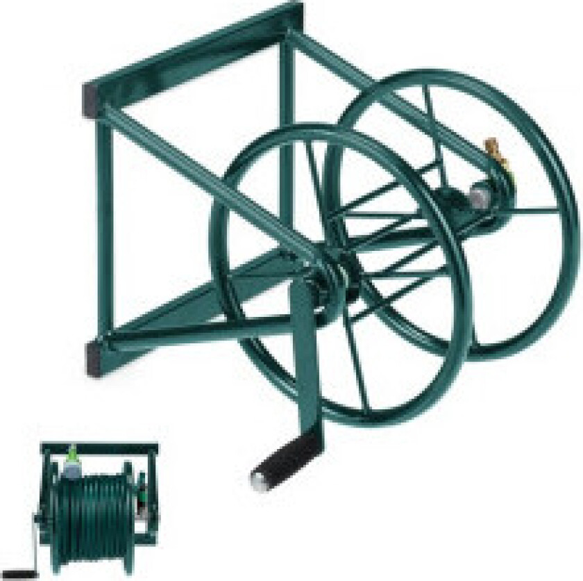 Slangetrommel for vegg