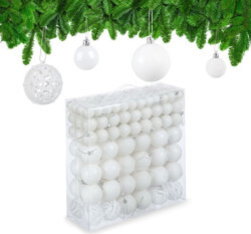 Juletrekuler i sett med 150 stk