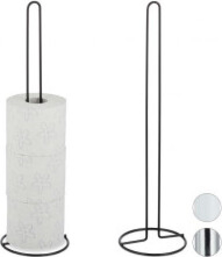 Reserverullholder sett med 2 stk for bad