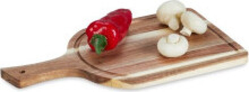 Skjærebrett i akasietre med håndtak