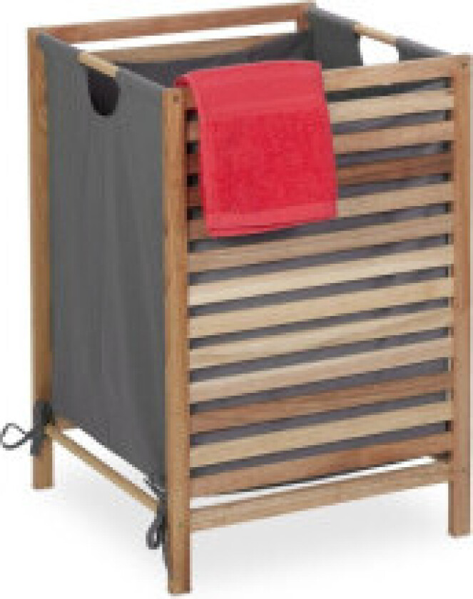 Skittentøyskurv i valnøtt