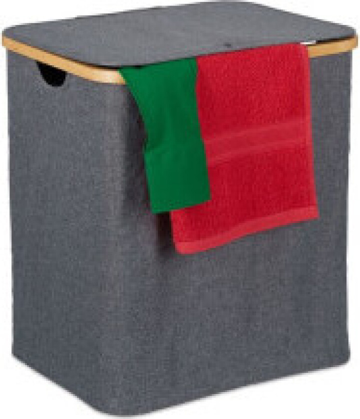 Skittentøyskurv med lokk 80 l