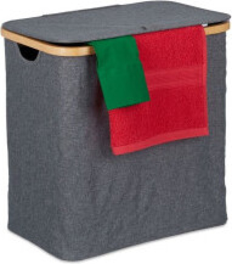 Skittentøyskurv med lokk 60 l