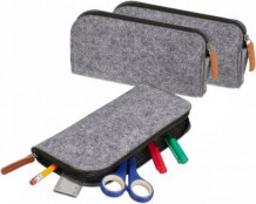 Penal i filt, sett med 3 stk