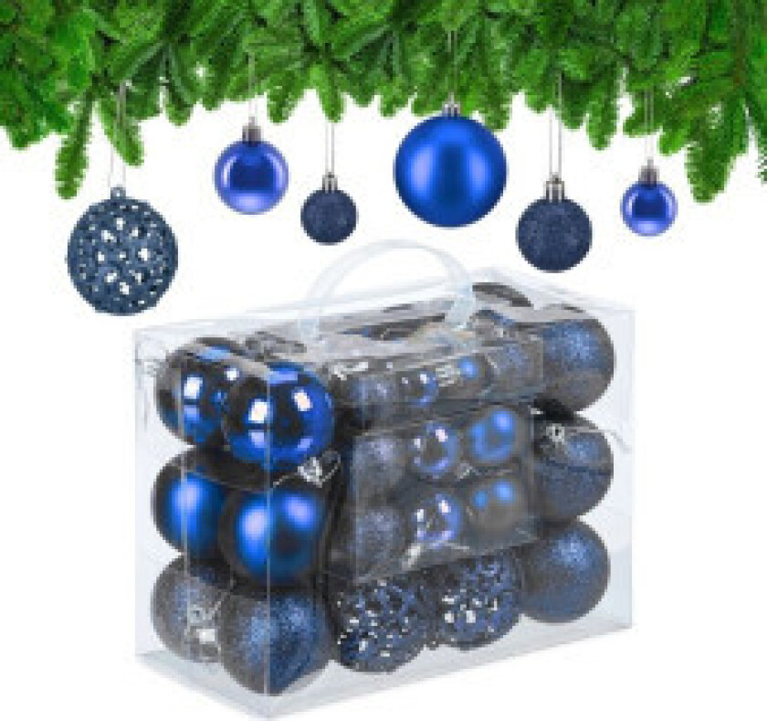 Juletrekuler i sett med 50 stk