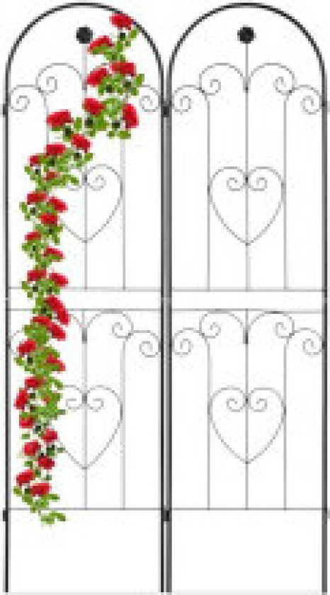 Trellis metall sett med 2