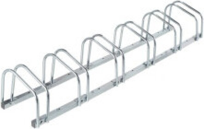 Sykkelstativ for 6 sykler