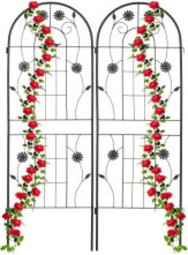 Trellis 150 cm sett med 2 sorte