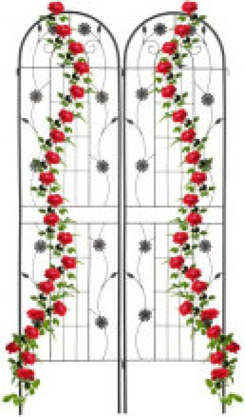 Trellis 200 cm sett med 2 sorte