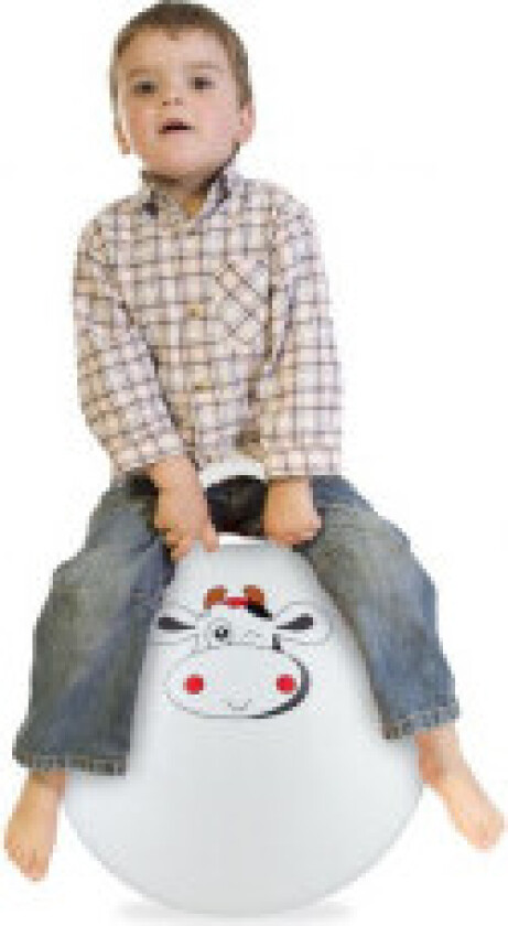 Hoppeball for barn med dyremotiv