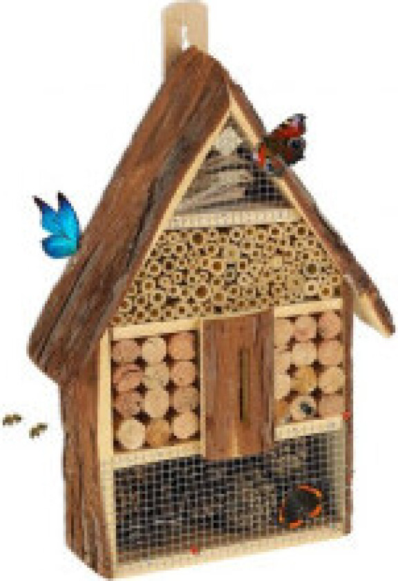 Insekthotell i form av et hus