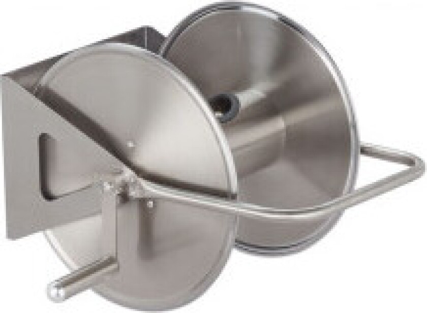 Slangetrommel i rustfritt stål