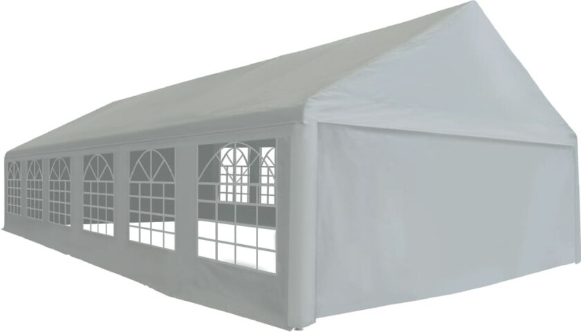 Festtelt PE 6x12 m grå