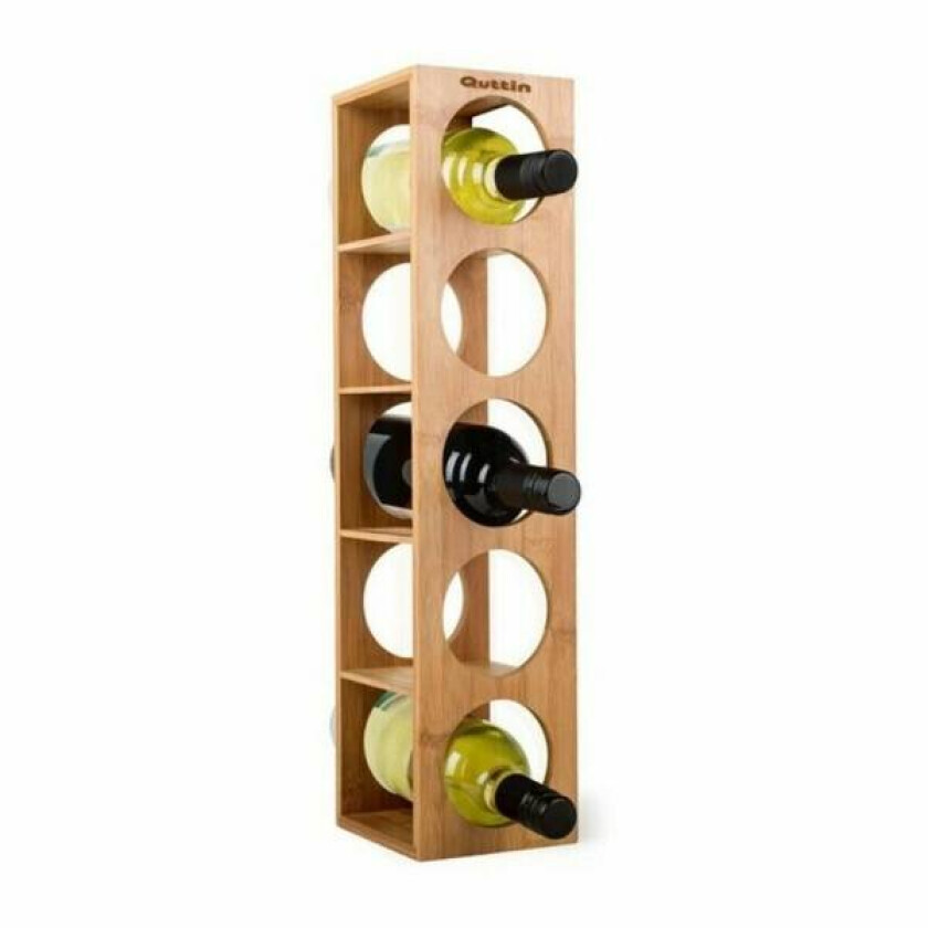 Vinstativ i bambus - 5 flasker - 4 stk