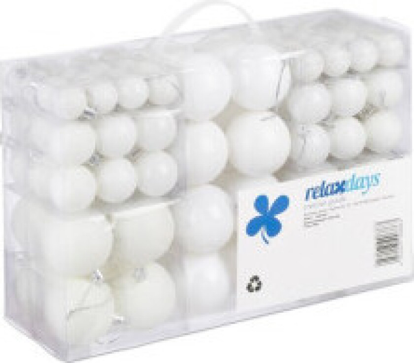 Juletrekuler i sett med 100 stk