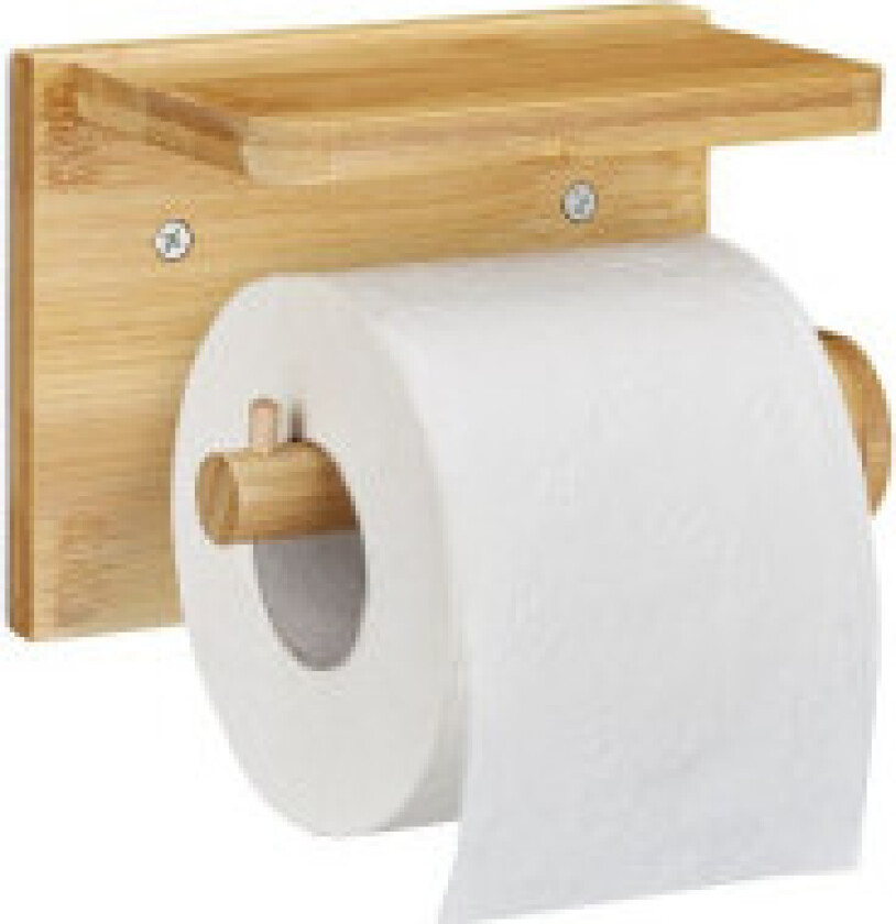 Toalettpapirholder med hylle